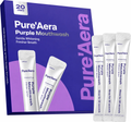 Pure'Aera Purple Mouthwash™  Purple Whitening Strips Purple colour correction meets PAP whitening. Two technologies in one strip, 30-60 minutes per session.