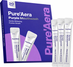 Pure'Aera Purple Mouthwash™  Purple Whitening Strips Purple colour correction meets PAP whitening. Two technologies in one strip, 30-60 minutes per session.