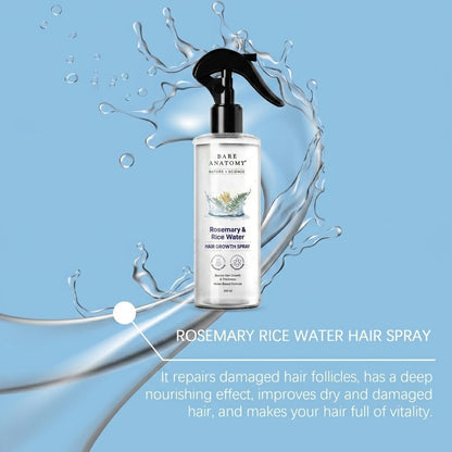 Rosemary & Rice Water Hair Growth Spray by Bare Anatomy